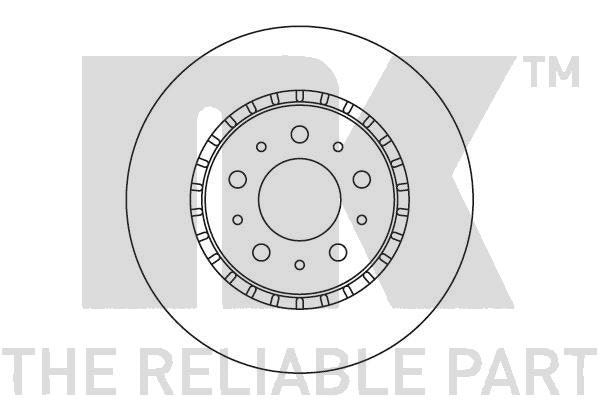 NF PARTS Тормозной диск 204826NF